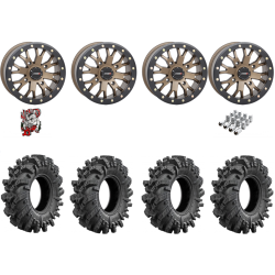 Intimidator 36-10.5-18 Tires on ST-3 Bronze Wheels