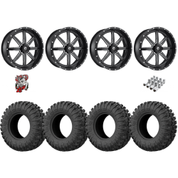 EFX Motoclaw 35-10-20 Tires on Fuel Maverick Wheels