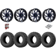 EFX Motoclaw 35-10-20 Tires on Fuel Runner Candy Blue Wheels