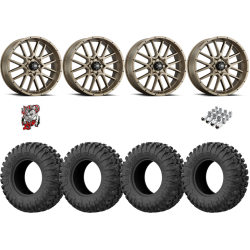 EFX Motoclaw 33-10-20 Tires on ITP Hurricane Bronze Wheels