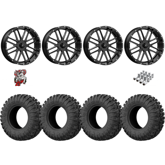 EFX Motoclaw 33-10-18 Tires on MSA M35 Bandit Wheels