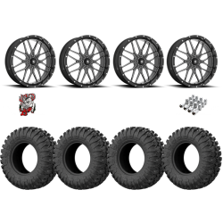 EFX Motoclaw 33-10-18 Tires on MSA M45 Portal Milled Wheels