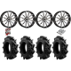 EFX Motohavok 37-8.5-24 Tires on HL21 Machined Wheels