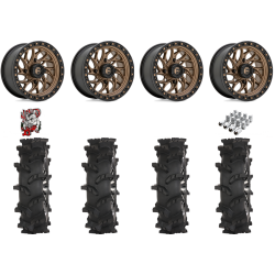 High Lifter Outlaw Max 33-10-15 Tires on Fuel Runner Matte Bronze Wheels