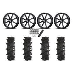 High Lifter Outlaw Max 35x10-20 Tires on MSA M12 Diesel Wheels