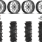 High Lifter Outlaw Max 44-10-24 Tires on MSA M45 Portal Machined Wheels