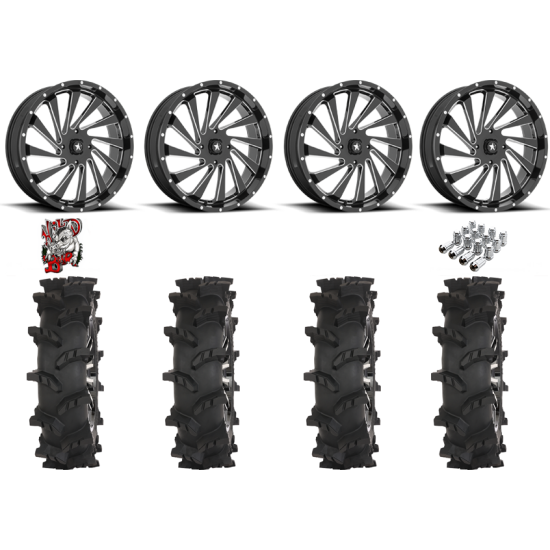 High Lifter Outlaw Max 37-10-24 Tires on MSA M46 Blade Milled Wheels
