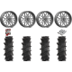 High Lifter Outlaw Max 44-10-24 Tires on MSA M47 Sniper Gunmetal Milled Wheels