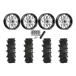 High Lifter Outlaw Max 33x10-20 Tires on MSA M47 Sniper Machined Wheels