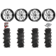 High Lifter Outlaw Max 40-10-24 Tires on MSA M47 Sniper Machined Wheels
