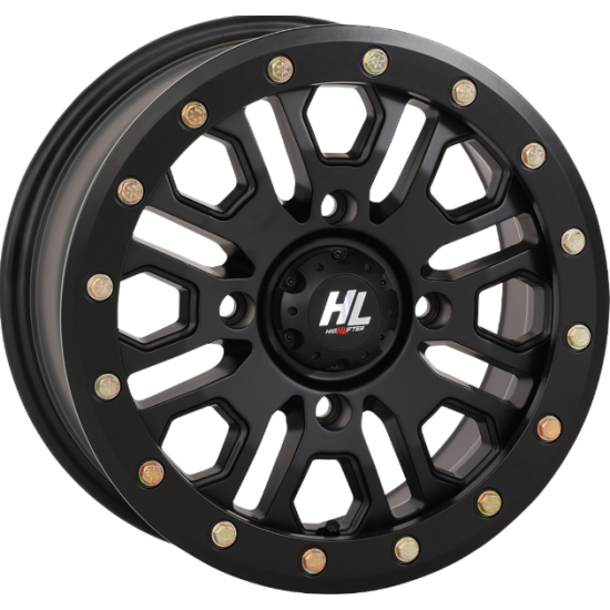 High Lifter HL23 Matte Black Beadlock 14x7 Wheel/Rim