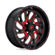 Fuel Off Road Kompressor Gloss Black with Red Tint 20x7 Wheel/Rim