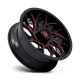 Fuel Off Road Runner Candy Red 24x7 Wheels/Rims (Full Set)