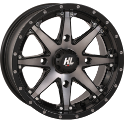 High Lifter HL10 Matte Black and Smoke 14x7 Wheel/Rim