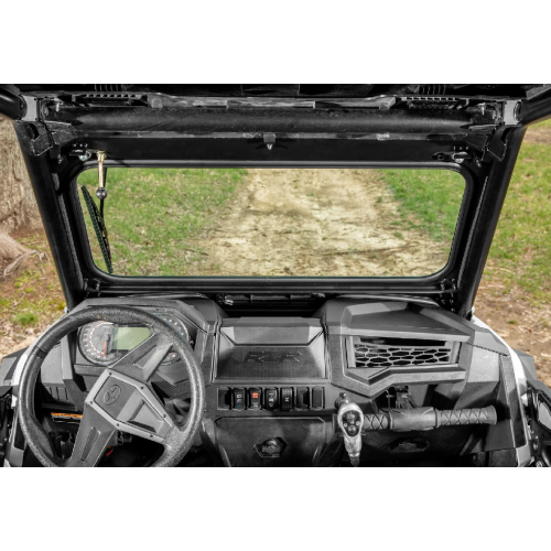 Polaris RZR XP Turbo Flip Down Glass Windshield