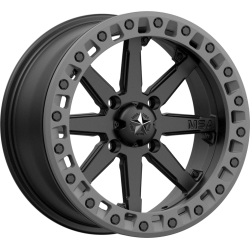 MSA M31 Lok2 Satin Black 16x7 Wheel/Rim