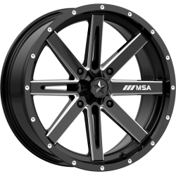 MSA M41 Boxer Gloss Black Milled 18x7 Wheel/Rim