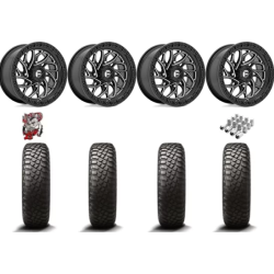 BF Goodrich Mud-Terrain KM3 30-10-15 Tires on Fuel Runner Gloss Black Milled Wheels