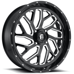 Fuel Off Road Triton Black and Milled 16x7 Wheel/Rim