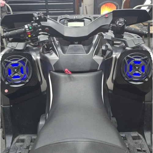 Can-Am Outlander XMR Bluetooth ATV Ultimate Speaker Pods - Fender Mounted Can-Am Outlander XMR Bluetooth ATV Ultimate Speaker Pods - Fender Mounted