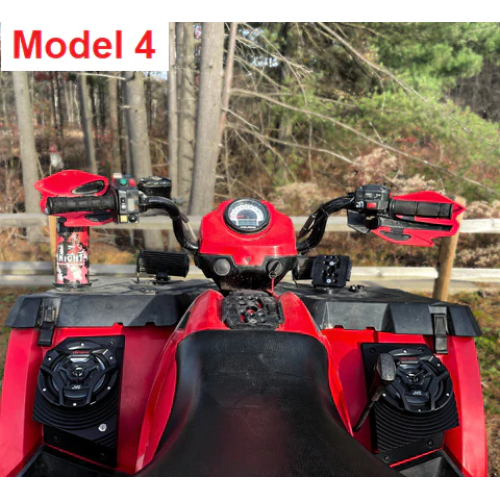 Polaris Sportsman Bluetooth ATV Speaker Pods - Fender Mounted Polaris Sportsman Bluetooth ATV Speaker Pods - Fender Mounted