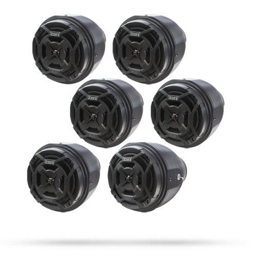 6 Waterproof Bluetooth Speaker Pods - 6.5 Inch Speakers - Party Kit 6 Waterproof Bluetooth Speaker Pods - 6.5 Inch Speakers - Party Kit