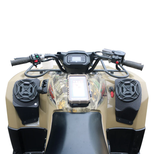 Yamaha Kodiak 450 Bluetooth ATV Speaker Pods - Fender Mounted Yamaha Kodiak 450 Bluetooth ATV Speaker Pods - Fender Mounted