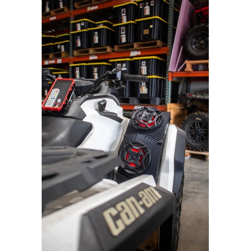 Can-Am Outlander Bluetooth ATV Surround Sound System - Fender Mounted Can-Am Outlander Bluetooth ATV Surround Sound System - Fender Mounted