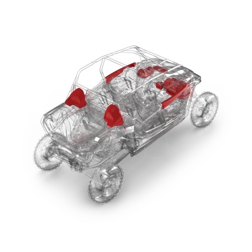 Polaris RZR XP With Ride Command 2024-2025 Rockford Fosgate Stage-6 Aftermarket 1,500-Watt Audio System Polaris RZR XP With Ride Command 2024-2025 Rockford Fosgate Stage-6 Aftermarket 1,500-Watt Audio System