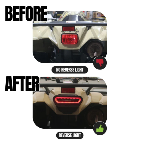 Knight ATV Yamaha Kodiak 450 Tail Light With Reverse Light Knight ATV Yamaha Kodiak 450 Tail Light With Reverse Light