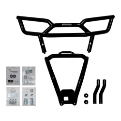 Polaris RZR XP Turbo Rear Bumper With Receiver Hitch