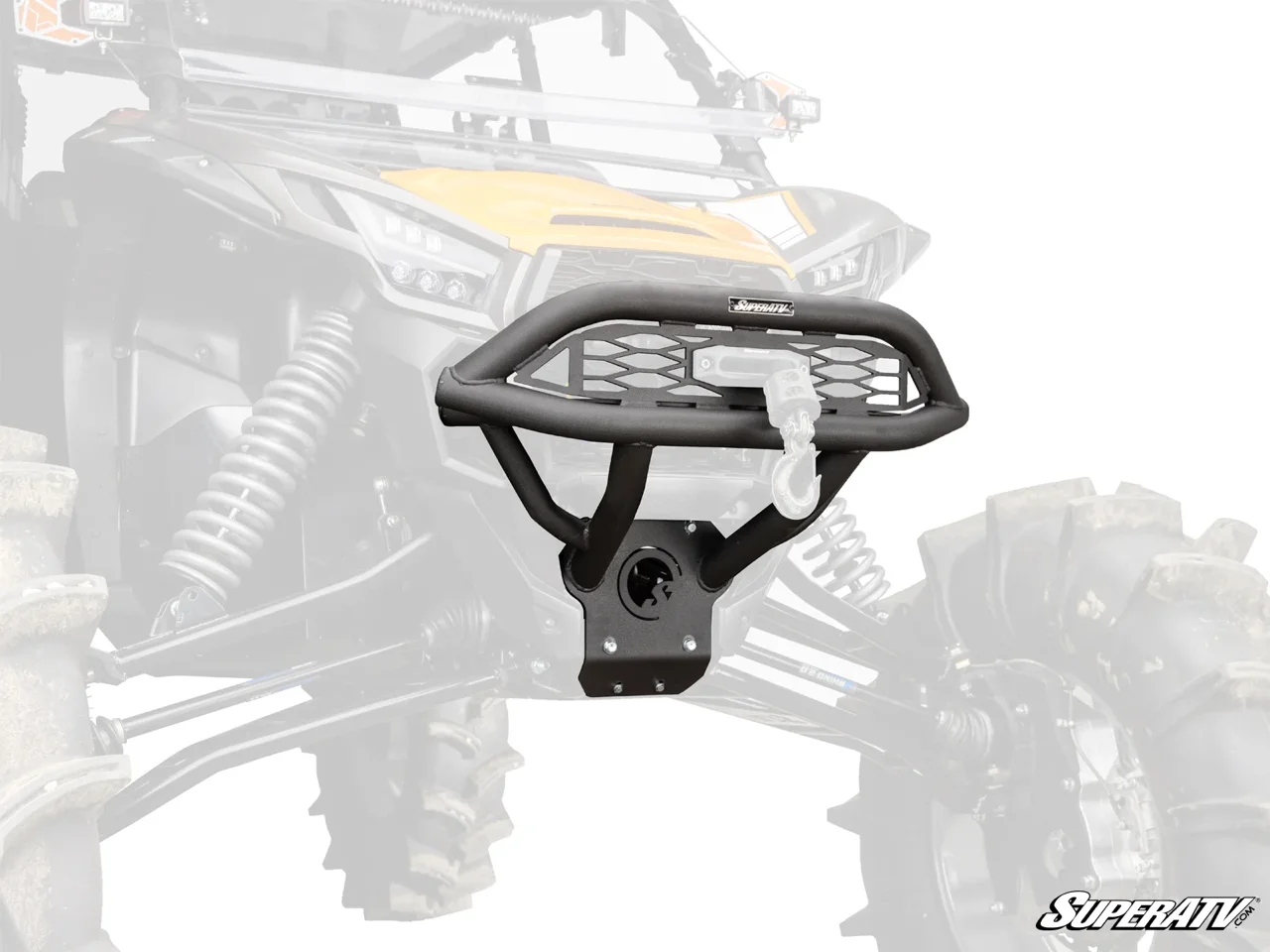 SuperATV winch-ready front bumper for Kawasaki Teryx KRX 1000