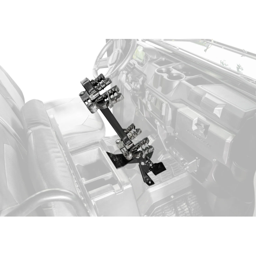 Polaris Ranger XP 1000 Floor-Mounted Gun Holder Polaris Ranger XP 1000 Floor-Mounted Gun Holder