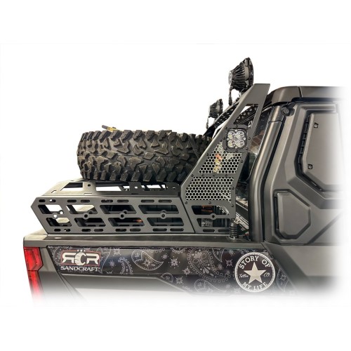 DRT Motorsports Tire Carrier and Bed Rack System for Polaris Xpedition DRT Motorsports Tire Carrier and Bed Rack System for Polaris Xpedition
