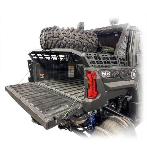 DRT Motorsports Tire Carrier and Bed Rack System for Polaris Xpedition DRT Motorsports Tire Carrier and Bed Rack System for Polaris Xpedition