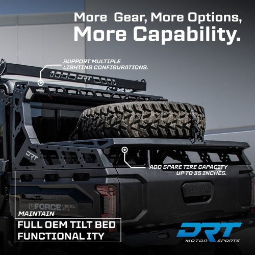 DRT Motorsports Bed Rack System for CFMOTO UForce U10 Pro DRT Motorsports Bed Rack System for CFMOTO UForce U10 Pro
