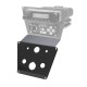 Rugged Radios Lower Accessory Panel for Polaris RZR PRO XP, RZR Turbo R, and RZR PRO R Dash Mount Radio and Intercom