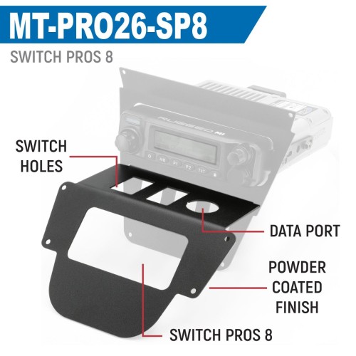 Rugged Radios Lower Accessory Panel for 2026 Polaris RZR Pro R Ultimate with 10.4 Inch Touchscreen Rugged Radios Lower Accessory Panel for 2026 Polaris RZR Pro R Ultimate with 10.4 Inch Touchscreen