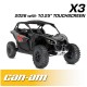 Rugged Radios 2026 Can-Am Maverick X3 Complete Communication Kit with Bluetooth Intercom and 2-Way Radio (10.25" Touchscreen Models Only)