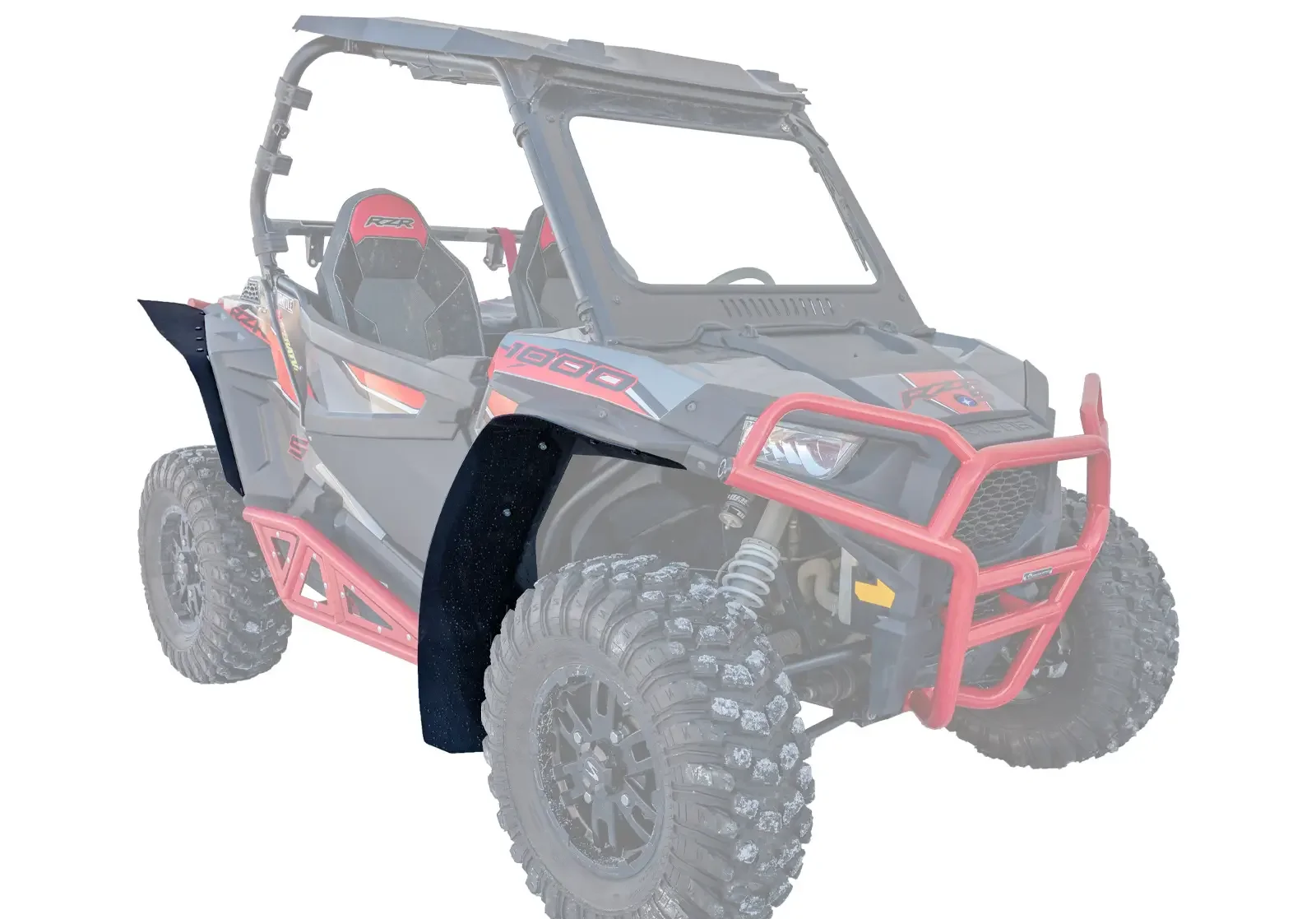 SuperATV low profile fender flares for Polaris RZR S 1000
