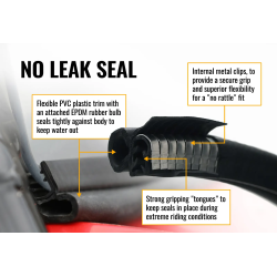 Yamaha Wolverine Scratch Resistant Flip Windshield