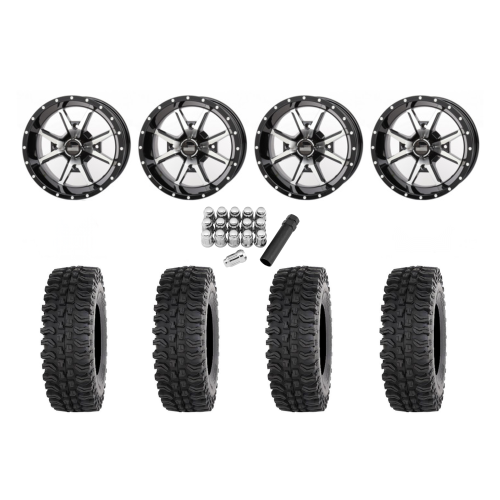 Frontline BDC 28x10-14 Tires on Frontline 556 Machined Wheels