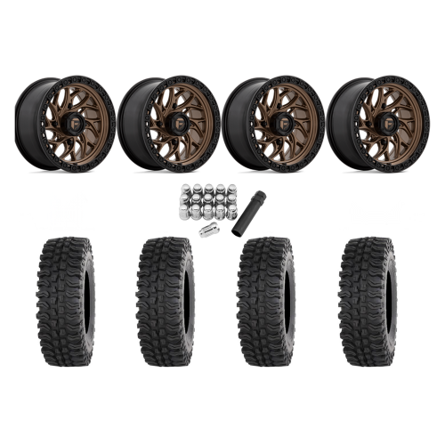 Frontline BDC 32x10-15 Tires on Fuel Runner Matte Bronze Wheels