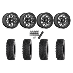 Frontline BDC 32x10-15 Tires on Fuel Runner Gloss Black Milled Wheels Frontline BDC 32x10-15 Tires on Fuel Runner Gloss Black Milled Wheels