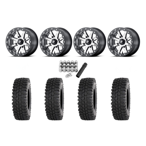 Frontline BDC 28x10-14 Tires on MSA M21 Lok Beadlock Wheels