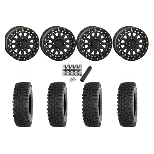 Frontline BDC 35x10-15 Tires on SB-6 Matte Black Beadlock Wheels Frontline BDC 35x10-15 Tires on SB-6 Matte Black Beadlock Wheels