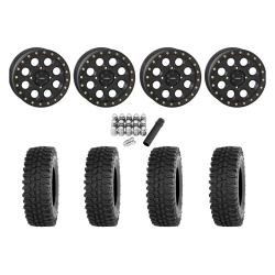 Frontline BDC 32x10-15 Tires on SB-7 Matte Black Beadlock Wheels