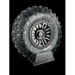 Maxxis Carnivore 33x10-15 Tires on Fuel Rincon Blackout Beadlock Wheels Maxxis Carnivore 33x10-15 Tires on Fuel Rincon Blackout Beadlock Wheels