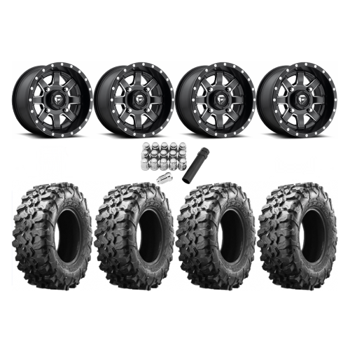 Maxxis Carnivore 32x10-15 Tires on Fuel Maverick Wheels