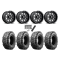 Maxxis Carnivore 35x10-15 Tires on Fuel Maverick Wheels